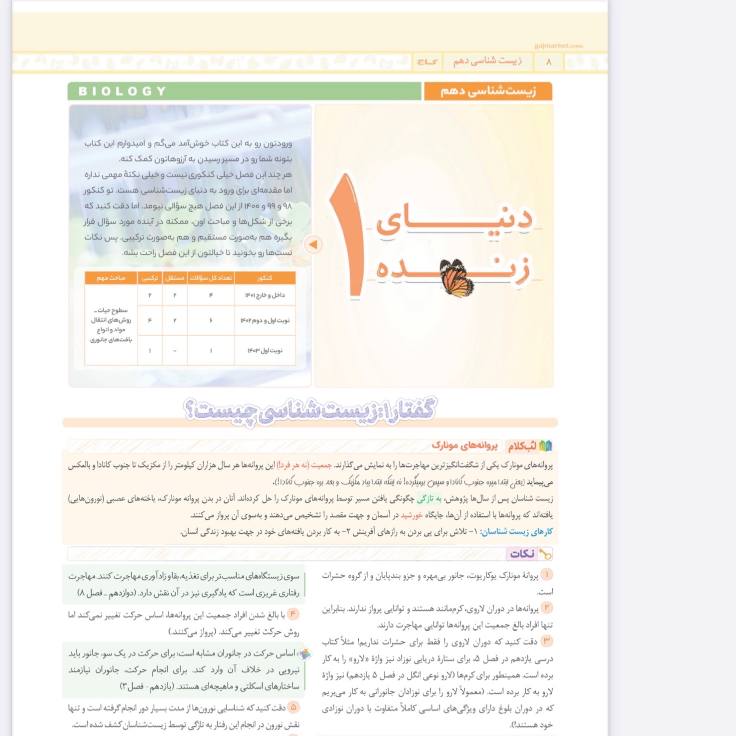 کتاب درسنامه زیست جامع کنکور جلد 3 iQ گاج(ویژه کنکور1405)